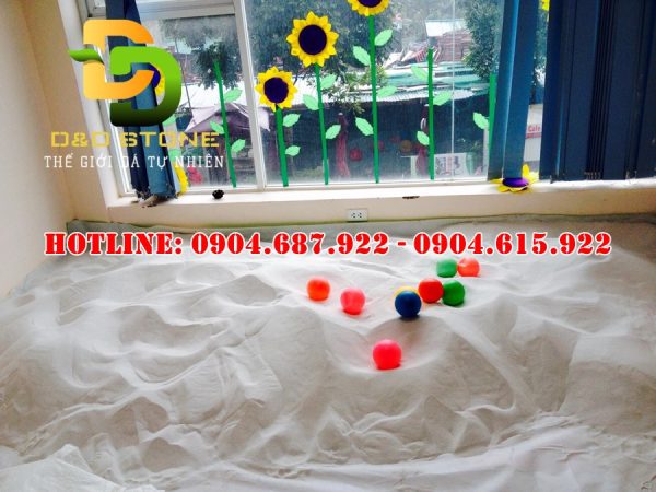 mẫu cát sân chơi trường mầm non